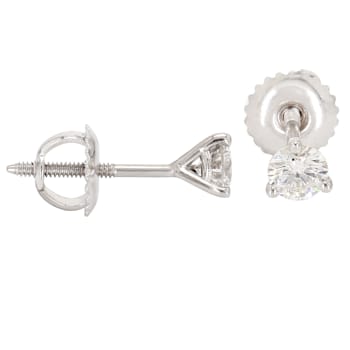 IGI Certified 1/2 Ct. T.W. White Lab Grown Diamond Martini Stud 14K
White Gold Earrings