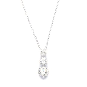 2.00 Ct. T.W. Lab Grown Diamond 14K White Gold Pendant