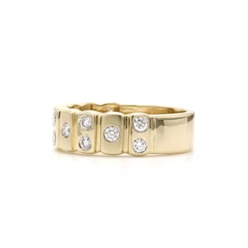 1/2 Ct. T.W. Lab-Grown Diamond Ring 14K Yellow Gold