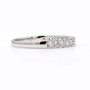 1/2 Ct. T.W. Lab-Grown Diamond 14K White Gold Band