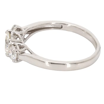 1 1/2 Ct. T.W. Lab-Grown Diamond Certified Ring 14K White Gold