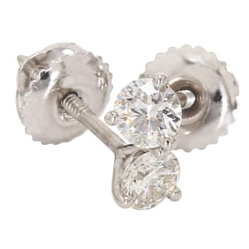 IGI Certified 1/2 Ct. T.W. White Lab Grown Diamond Martini Stud 14K
White Gold Earrings