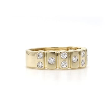1/2 Ct. T.W. Lab-Grown Diamond Ring 14K Yellow Gold
