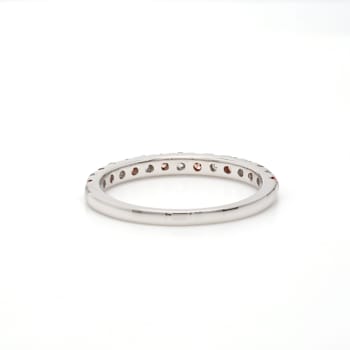 1/2 Ct. T.W. Pink And White Lab-Grown Diamond Ring 14K White Gold
