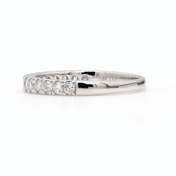 1/2 Ct. T.W. Lab-Grown Diamond 14K White Gold Band