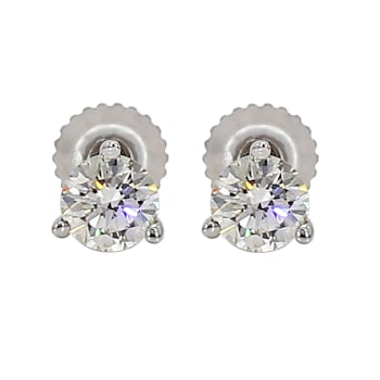 IGI Certified 3/4 Ct. T.W. Lab Grown Diamond Martini Stud 14K White Gold Earrings