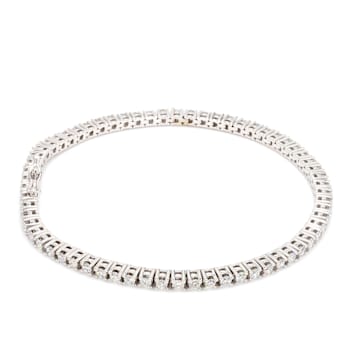 5.00 Ct. T.W. White Lab Grown Diamond 14K White Gold Classic Tennis Bracelet