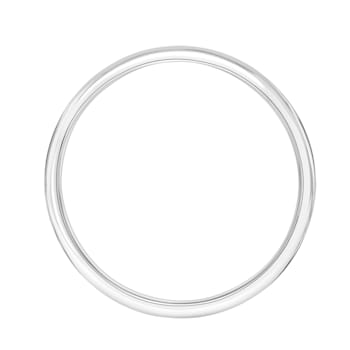 Low Dome Comfort Fit Plain Wedding Band