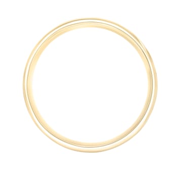 Men’s or Women's 14K Yellow Gold 5MM Comfort Fit Classic Wedding Band by
Brilliant Expressions