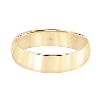 Men’s or Women's 14K Yellow Gold 6MM Comfort Fit Classic Wedding Band by
Brilliant Expressions