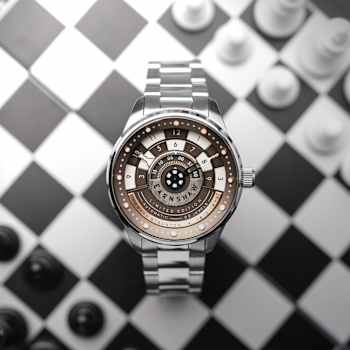 Thomas Earnshaw Staunton Chess Set Automatic Gray Dial Stainless Steel
Band Limited Edition Watch