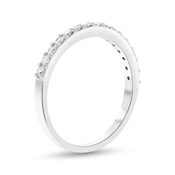 Diamond 14k White Gold Anniversary Style Band Ring 0.30ctw