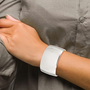 Sterling Silver 40mm Cuff Bracelet