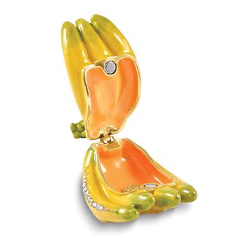 GO BANANAS Banana Trinket Box