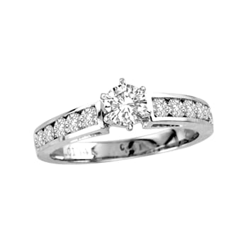 1.00ctw Diamond Engagement Ring in 14k White Gold