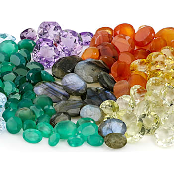 Multi-Stone Mixed Shape Faceted Parcel 200ctw