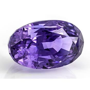 Violet Sapphire Unheated 8.8x5.2mm Oval 2.55ct