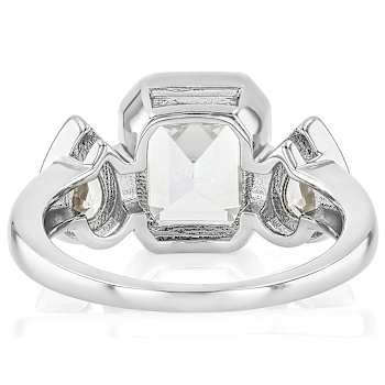 Round CZ Cocktail Ring 2.32ctw In Sterling Silver