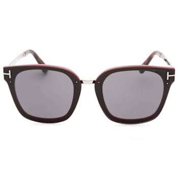 Tom Ford Shiny Bordeaux Frame / Smoke Lenses Sunglasses