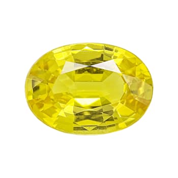 Yellow Sapphire 7x5mm Oval 0.75ct
