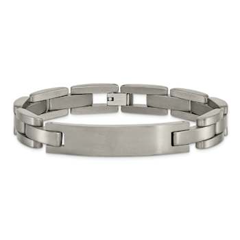 Titanium Brushed ID Bracelet