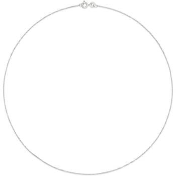 925 Sterling Silver 1mm Box Chain Necklace -16"
