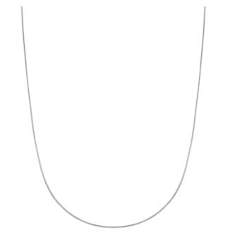 Sterling Silver Snake 1MM Chain Necklace - 24"