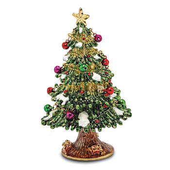 DECK THE HALLS Christmas Tree Trinket Box