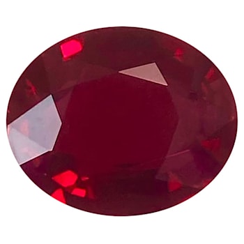 Ruby 12.8x10.5mm Oval 6.1ct