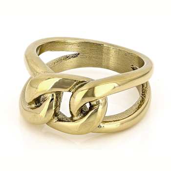 Gold-Tone Knot Ring