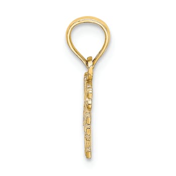 10K Yellow Gold DADDYS LITTLE GIRL Charm