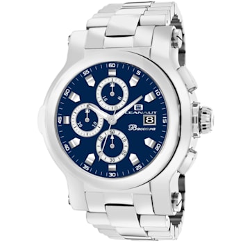 Oceanaut Men's Baccara XL Blue Dial, Stainless Steel Watch