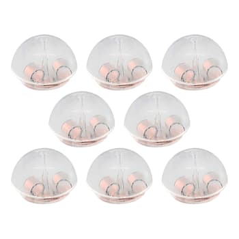 8 Piece Set Of 14k Rose Gold Over Silver Silicone Bubble Earring Backs