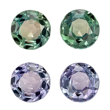 Alexandrite 4mm Round Matched Pair 0.49ctw