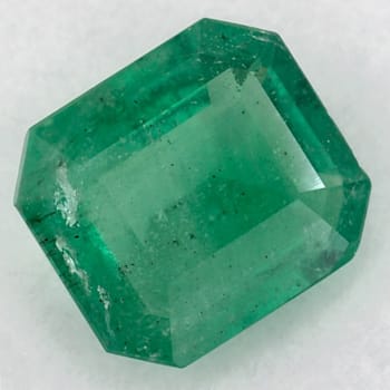 Zambian Emerald 7.26x6.52mm Emerald Cut 1.35ct