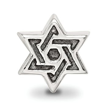 Sterling Silver Star of David Bead