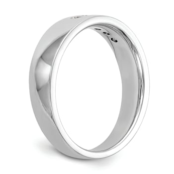 Rhodium Over 14K White Gold Lab Grown Diamond SI1/SI2, G H I, 5-Stone
Men's Channel Band