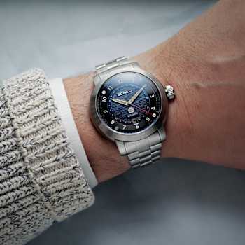 Schild Heinrich Swiss Automatic Blue Dial White Stainless Steel Band
Limited Edition Watch