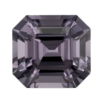 Gray Spinel 8.0x7.4mm Emerald Cut 2.54ct