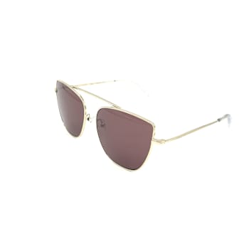 Kendall + Kylie Light Gold Frame/Dark Berry Lenses Sunglasses