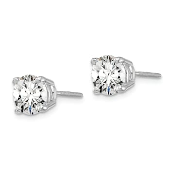 Rhodium Over 14K Gold Certified Lab Grown Diamond 1 1/2ct. VS/SI GH+,
Screw Back Earrings