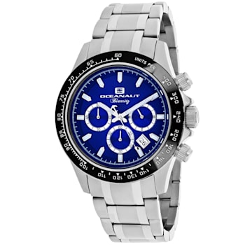Oceanaut Men's Biarritz Blue Dial, Black Dial, Stainless Steel Watch