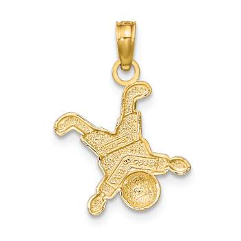 14k Yellow Gold Little Boy Pendant