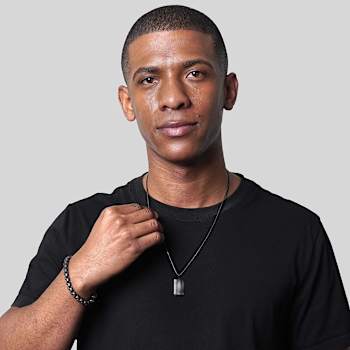 Invicta Men's Dog Tag Pendant With Chain In Stainless Steel
