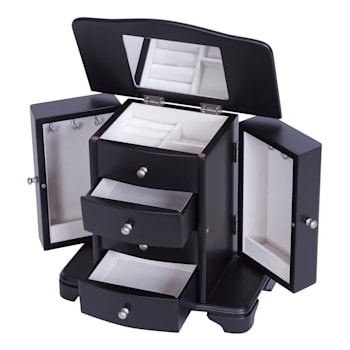 Mele and Co Kennedy Wooden Jewelry Box