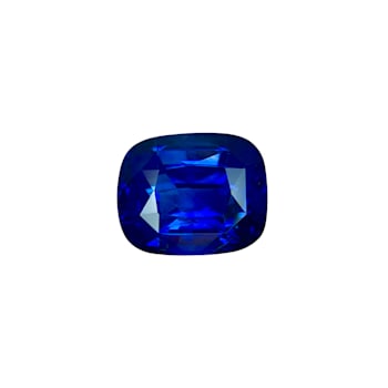 Sapphire Loose Gemstone 9.6x7.8mm Cushion 4.01ct