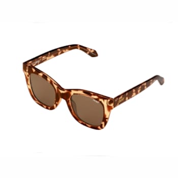 Quay After Hours Tortoise Square Frame / Brown Polarized Lenses Sunglasses