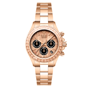 Duxot Accelero Meteorite Chronograph Rose Dial Rose Stainless Steel Band
Limited Edition Watch