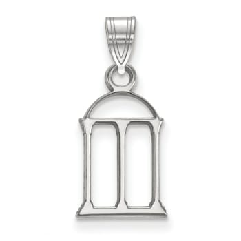 Rhodium Over Sterling Silver LogoArt University of Georgia Small Pendant