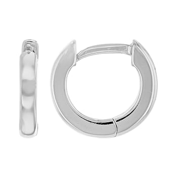 Huggie Hoop Earring Set Of Two In 18K Gold Over Sterling Silver And
Sterling Silver